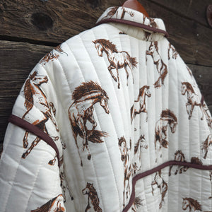 Cotton and Rye - Quilted Horse Jacket