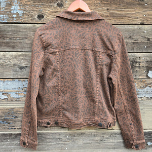 Dear John - Ainsley Leopard Print Jean Jacket