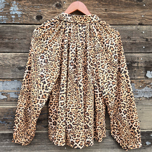Dear John - Benedict Blouse in Leopard Print