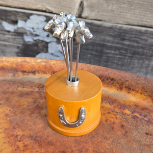 Vagabond House - Lucky Horse Cheese Pick Set