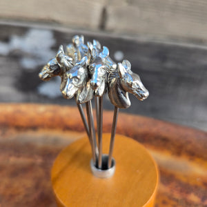 Vagabond House - Lucky Horse Cheese Pick Set