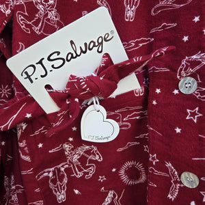 PJ Salvage - Hold Your Horses Flannel Set - Port