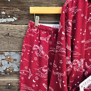 PJ Salvage - Hold Your Horses Flannel Set - Port