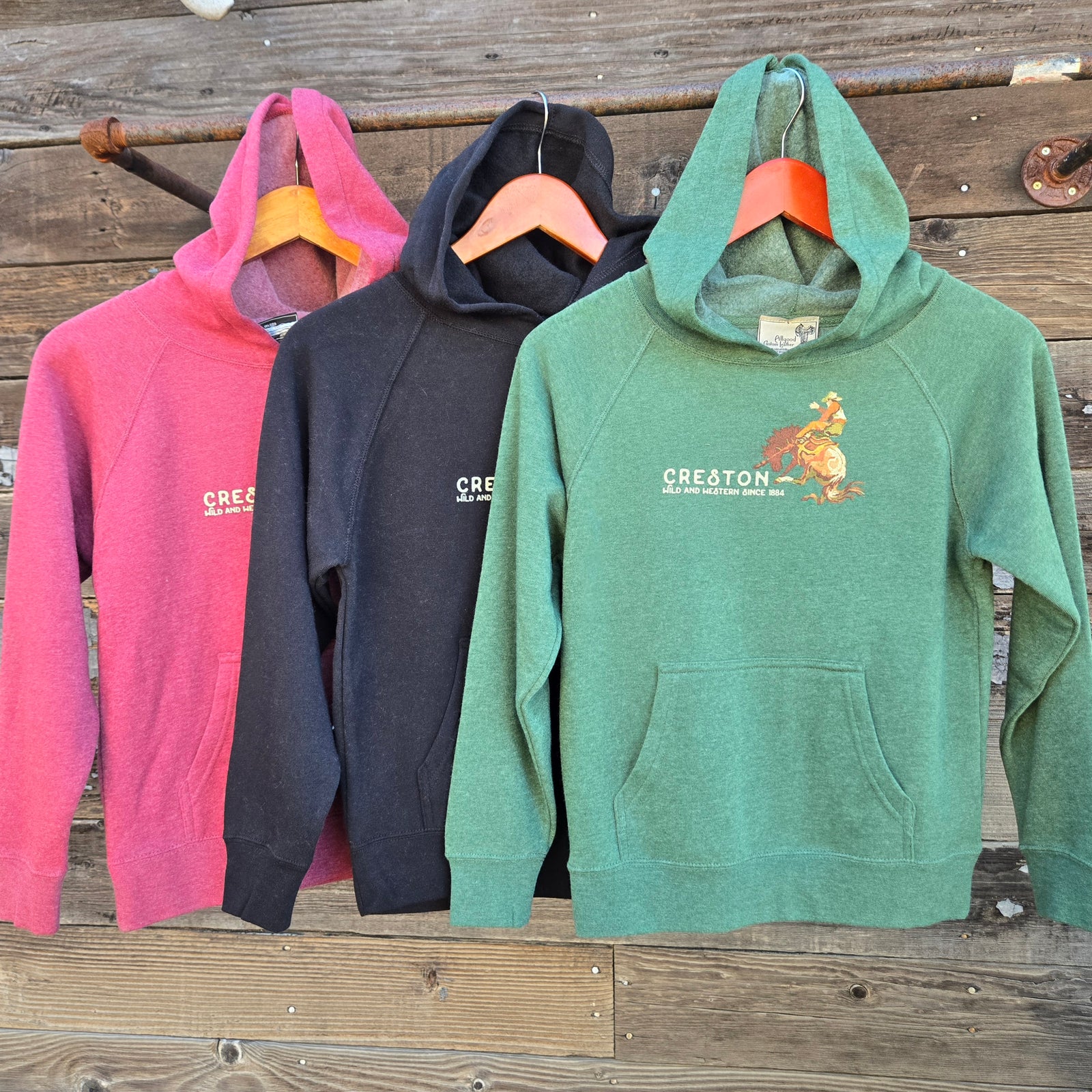Creston Kid's Hoodie - Bronc Buster