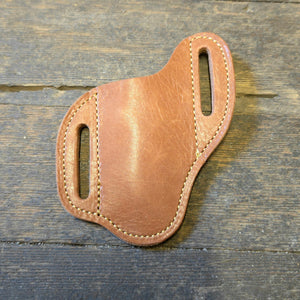 Allgood Custom Leather- Leather Trapper Knife Sheath