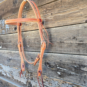 Headstall - 5/8 Harness Leather Browband