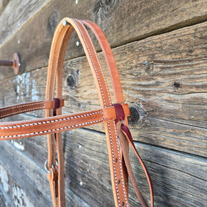 Headstall - 5/8 Harness Leather Browband