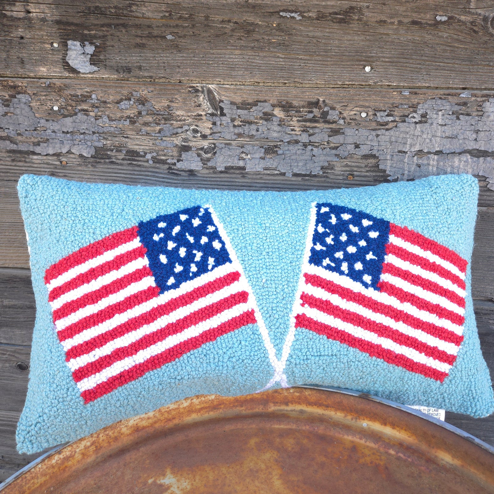 Pillow - Double Flag