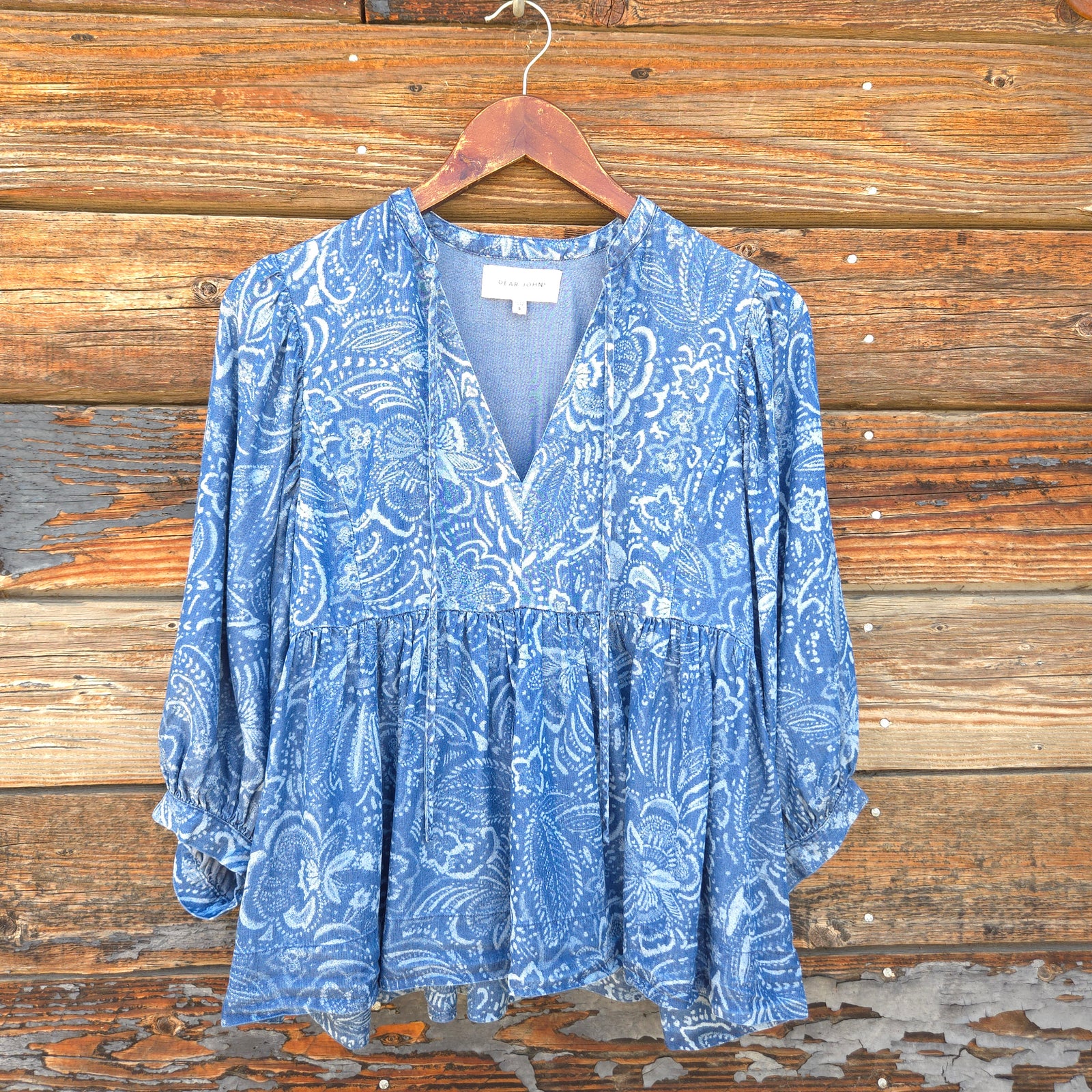 Dear John Denim - Malia Tencel Blouse - Avalon Blue