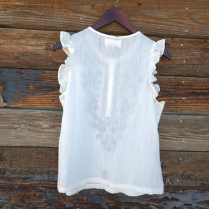 Dear John Denim - Nicola Blouse - Egret Embroidery