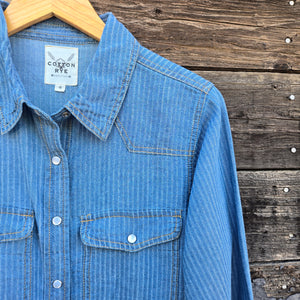 Cotton and Rye - Elsie Railroad Stripe Shirt