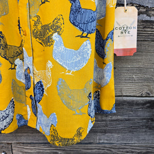 Cotton and Rye - Hen House Shirt - Golden Yellow