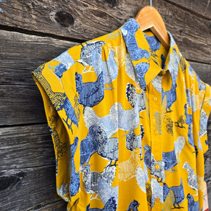 Cotton and Rye - Hen House Shirt - Golden Yellow