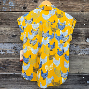Cotton and Rye - Hen House Shirt - Golden Yellow