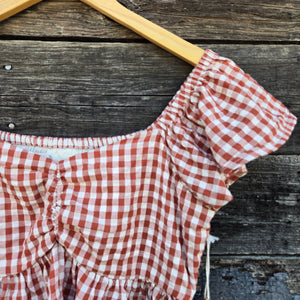 Cotton and Rye - Sadie Jane Gingham Top - Red