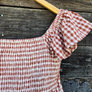 Cotton and Rye - Sadie Jane Gingham Top - Red