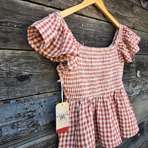 Cotton and Rye - Sadie Jane Gingham Top - Red