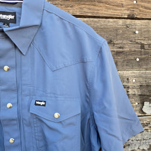 Wrangler ATG Short Sleeve Shirt - Vintage Indigo