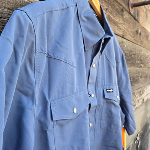 Wrangler ATG Short Sleeve Shirt - Vintage Indigo