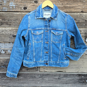 Wrangler Women's Iconic Jean Jacket - Dark Denim