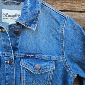 Wrangler Women's Iconic Jean Jacket - Dark Denim