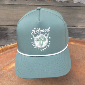 Cap - Allgood Supply Co. - Ropey Longhorn 5 Panel