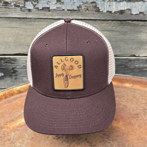 Cap - Allgood Supply Co. - Saddle Patch 6 Panel