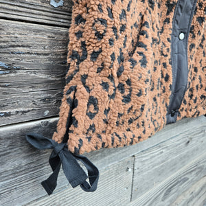 Panache Apparel - Leopard Fleece Vest