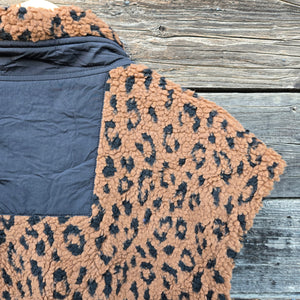 Panache Apparel - Leopard Fleece Vest