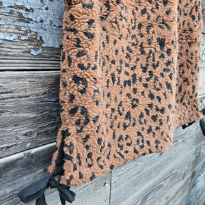 Panache Apparel - Leopard Fleece Vest