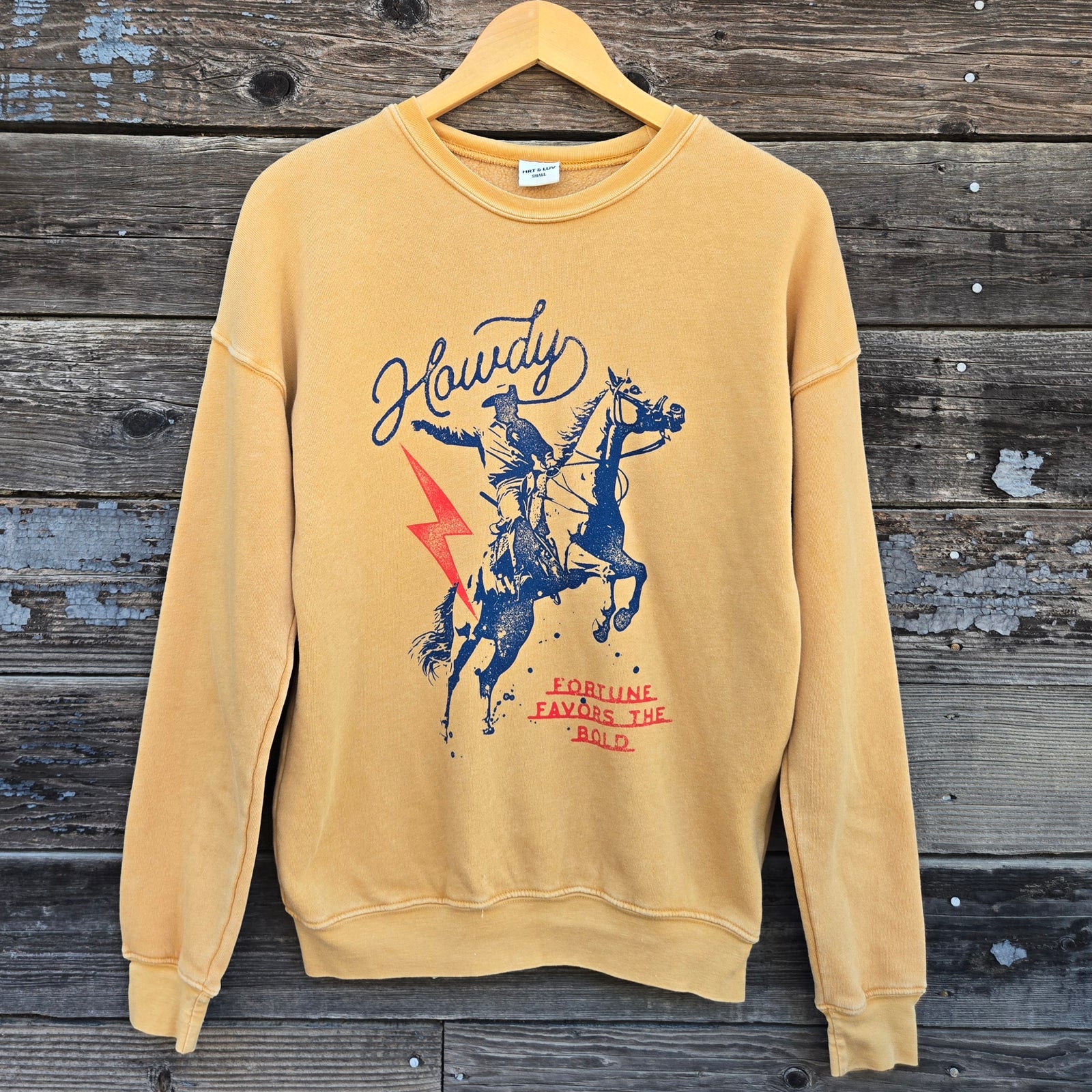 Howdy Sweatshirt - Gold