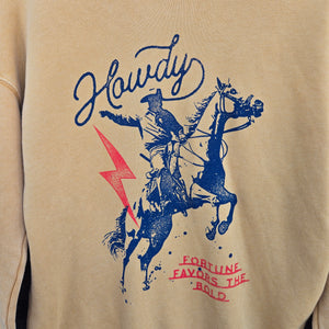 Howdy Sweatshirt - Gold