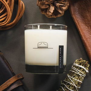 Ranger Station - Leather and Pine Candle