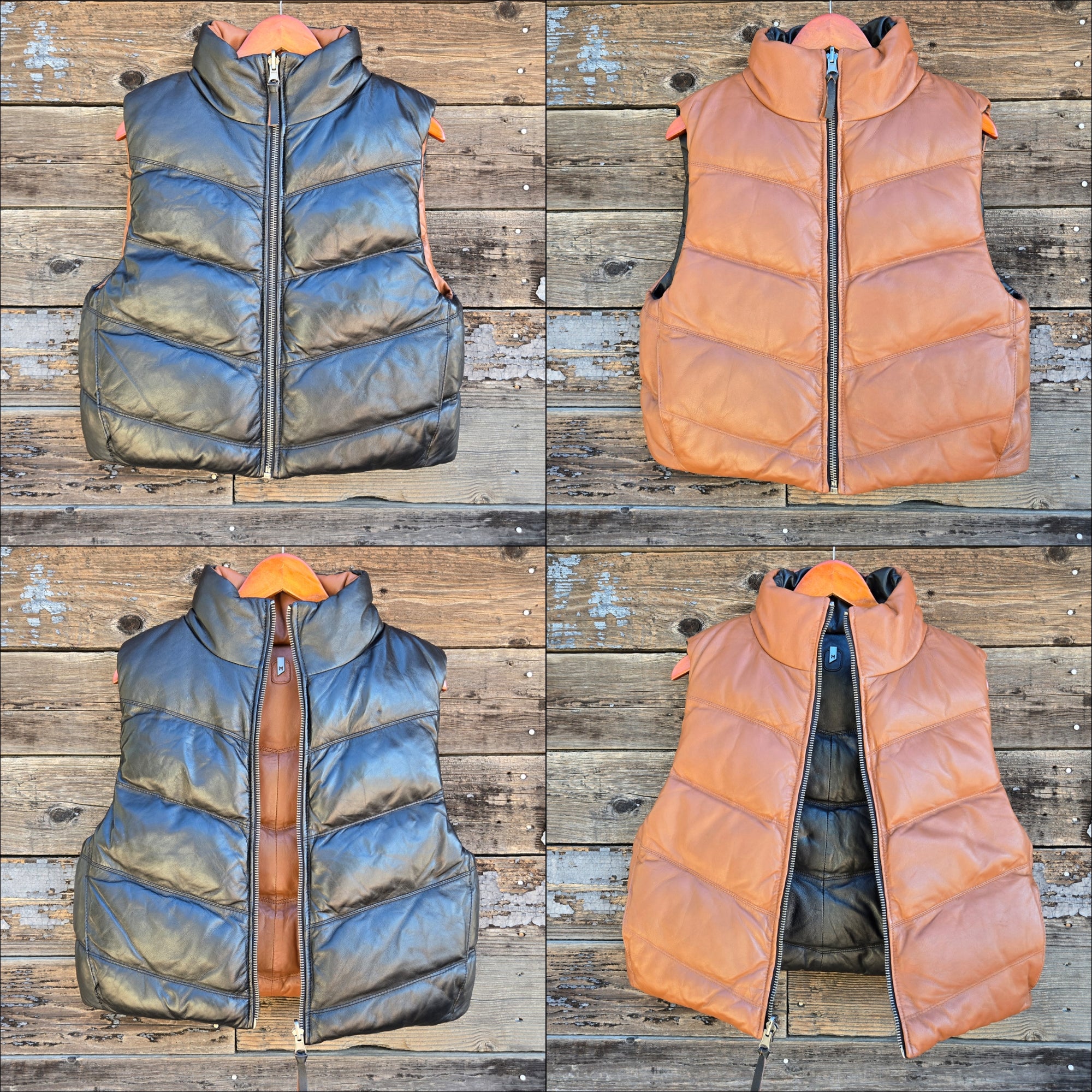 Mauritius - Women's Reversible Leather Vest