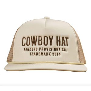Sendero - The Cowboy Hat Cap - Tan