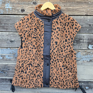 Panache Apparel - Leopard Fleece Vest
