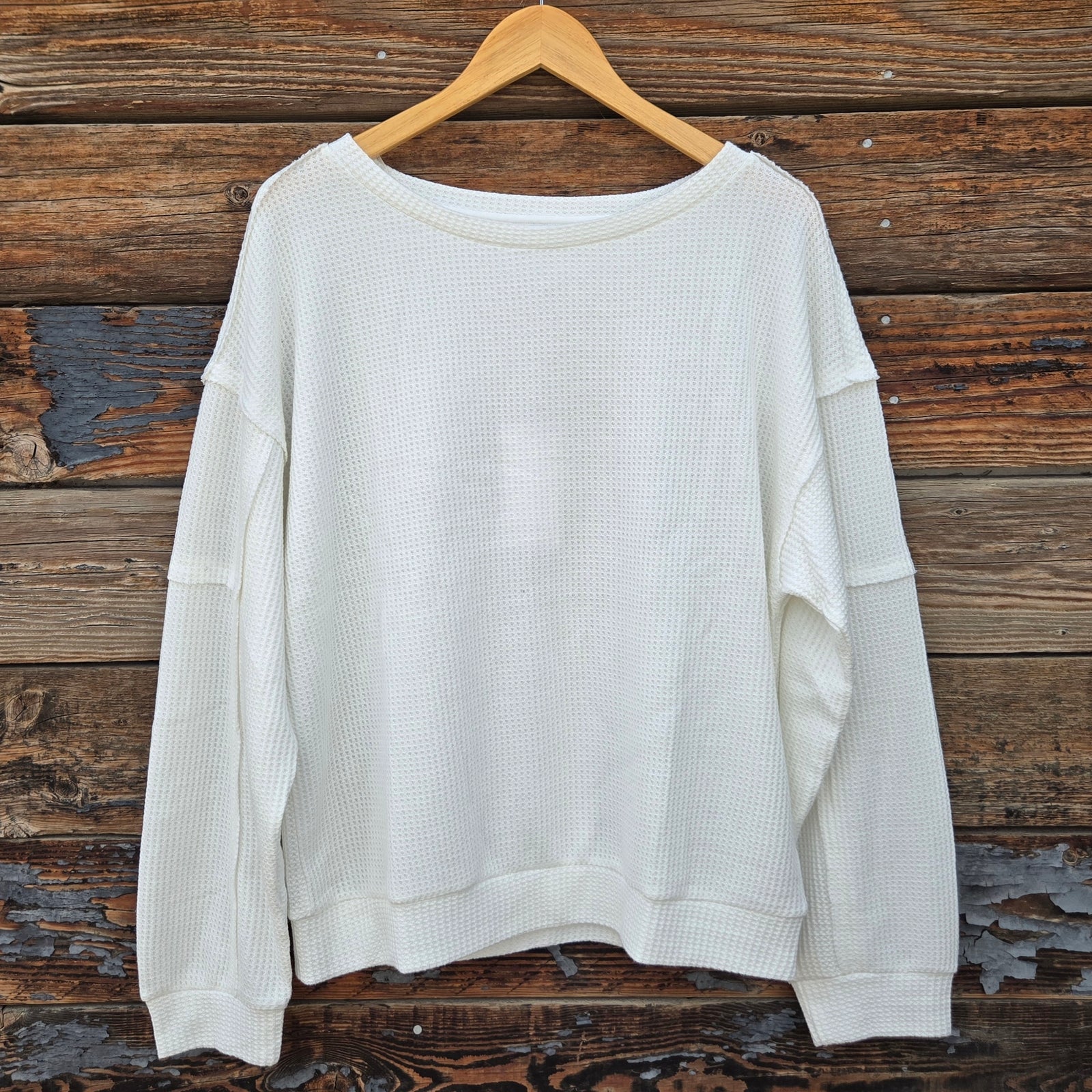 Dear John - Martella Thermal Top - White