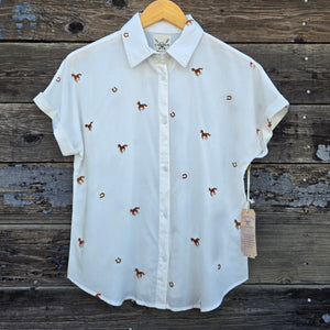 Cotton and Rye - Wild and Lucky Horses and Horseshoes - Brown
