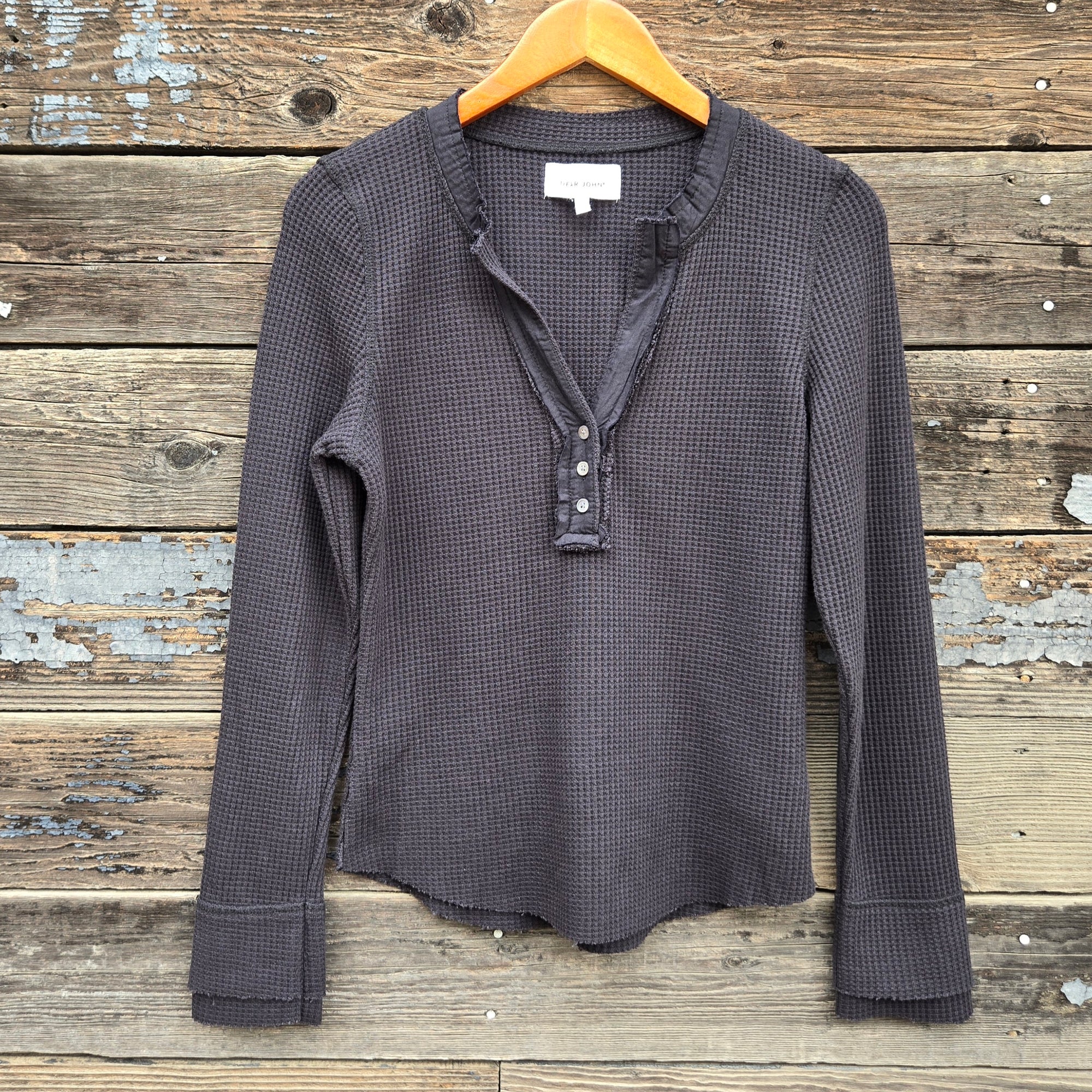 Dear John Denim- Luna Thermal Top - Black