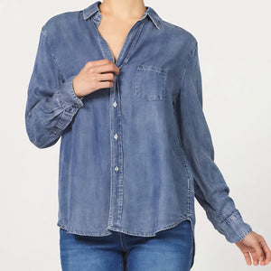 Dear John - Galina Blouse - Independence Blue