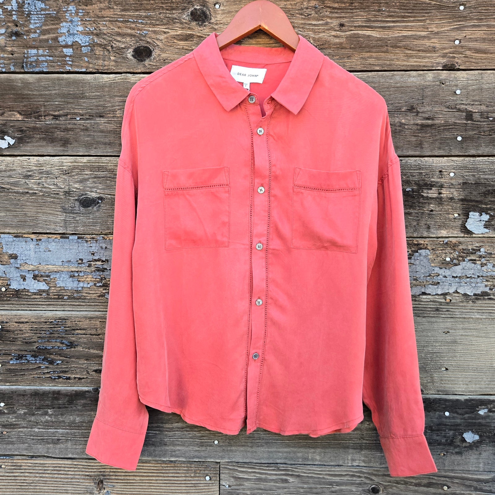 Dear John - Adrianna Blouse - Red Ochre