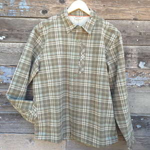 Simms - Cold Weather Flannel Shacket - Loden Plaid