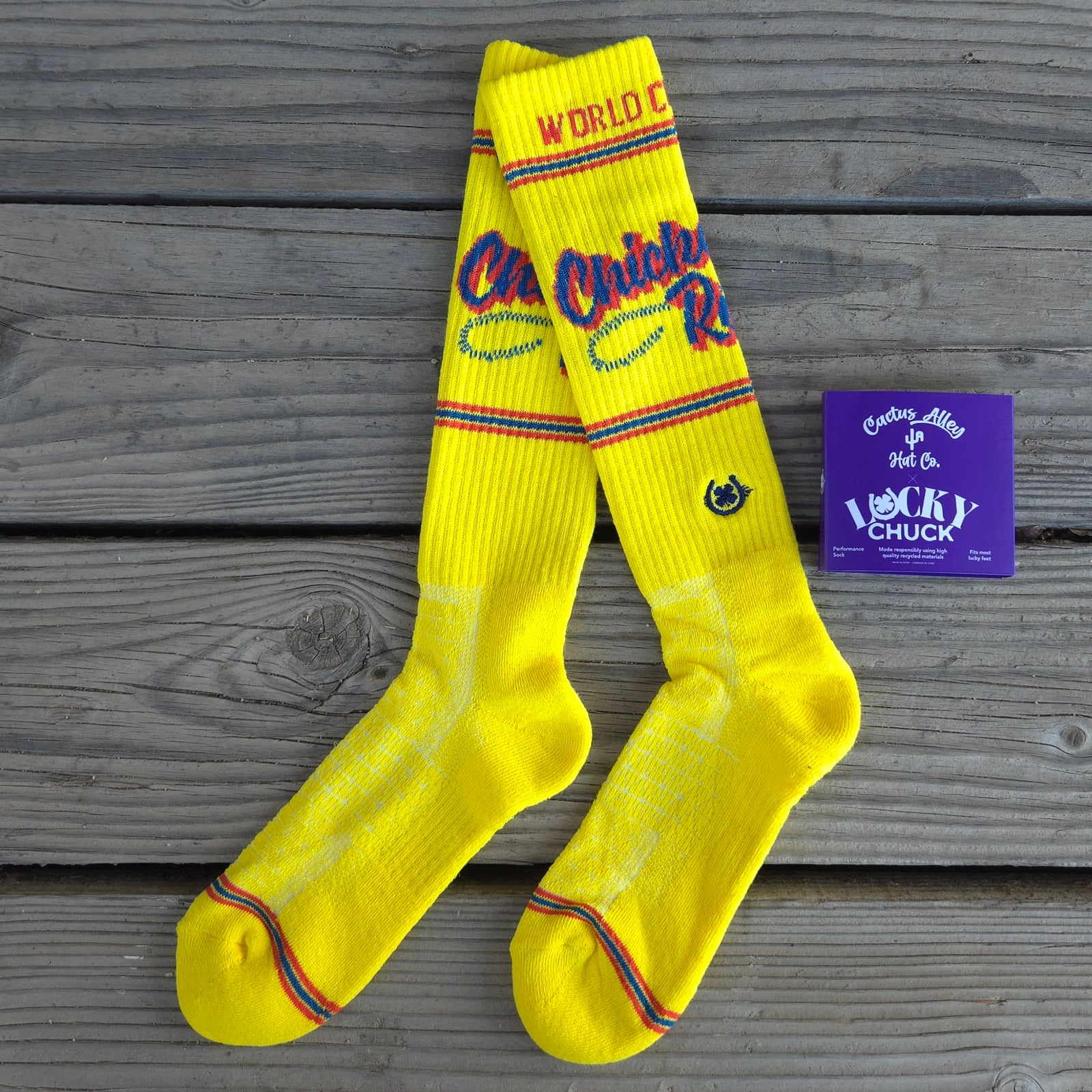 Lucky Chuck Socks - Chicken Roping