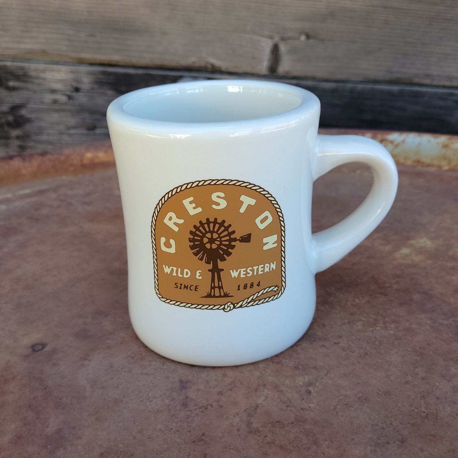 Creston Diner Mug - Ropin' Windmills