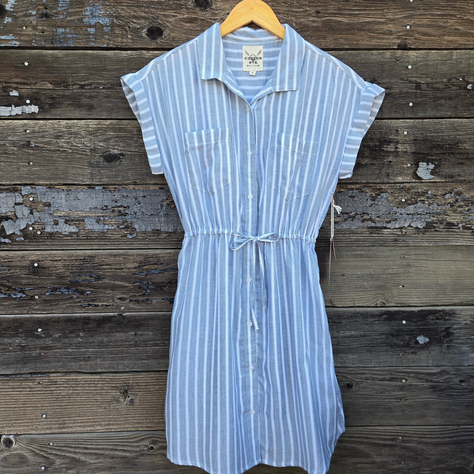 Cotton and Rye - Annie Oxford Stripe Dress