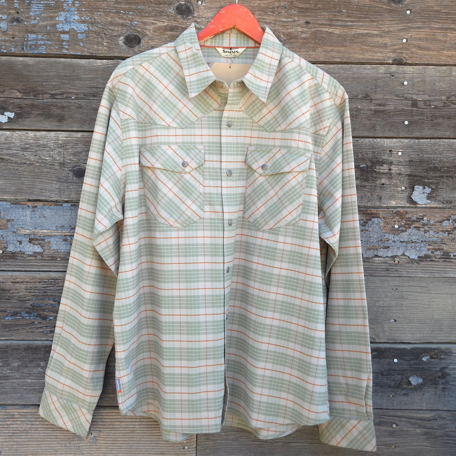 Simms - Brackett Flannel - Stone Plaid