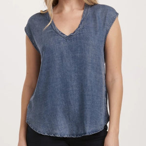 Dear John Denim - Yanis Tencel Top - Independence Blue