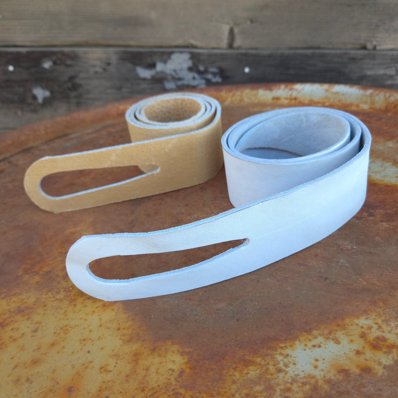 Horn Wrap - Pig Skin or Mule Hide