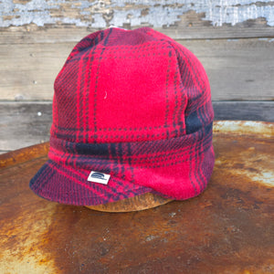 Stormy Kromer - Fleece Adventure Beanie - Red and Black Plaid