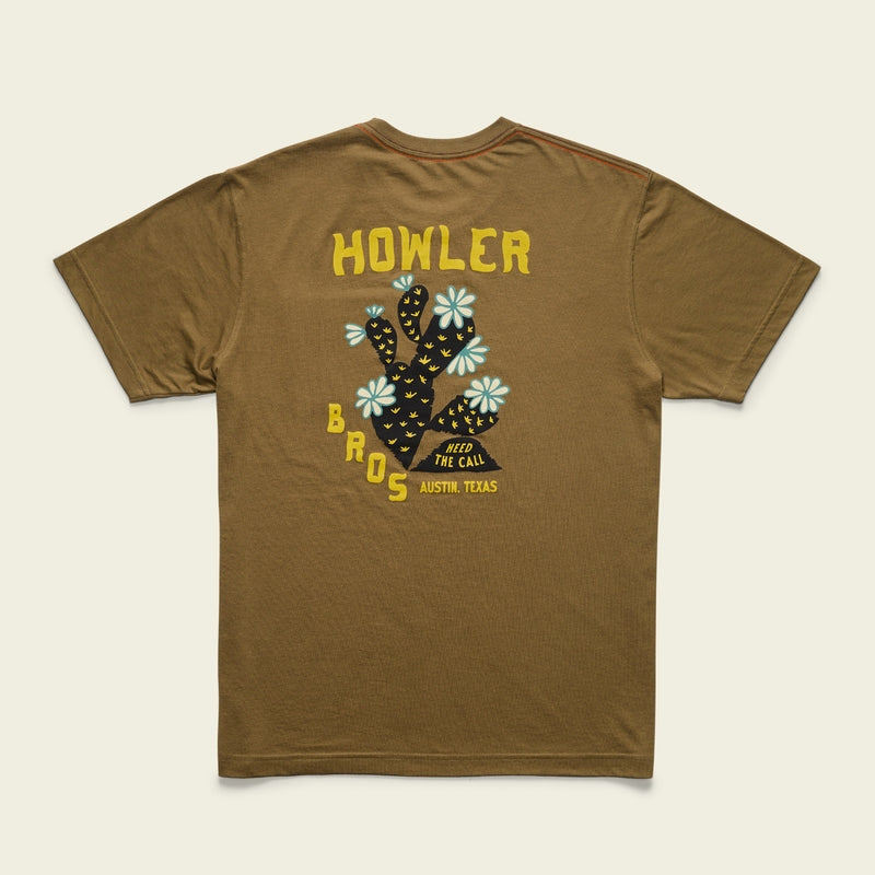 Howler Brothers - Prickly Pear T-Shirt - Ivy Green
